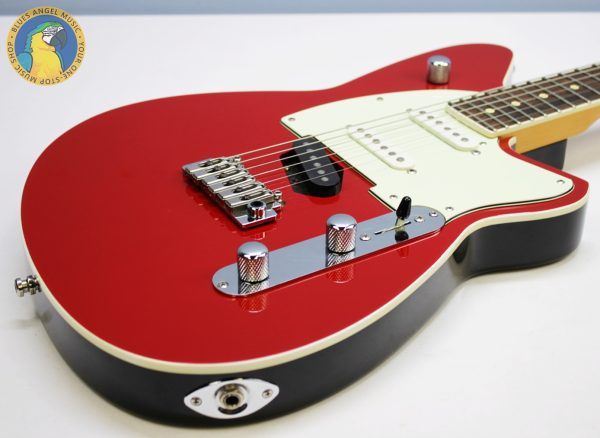 Reverend Six Gun SSS TW, Reverend Six Gun, Reverend Guitars, Six Gun SSS, Six Gun TW, Reverend Electric Guitar, Reverend SSS Guitar, SSS Electric Guitar, Triple Single Coil, Single Coil Guitar, Korina Body Guitar, Korina Electric Guitar, Reverend Pickups, Bass Contour Control, Reverend Bass Contour, Wilkinson Tremolo, Tremolo Guitar, Reverend Locking Tuners, Bolt On Guitar, 25.5 Scale Guitar, 22 Fret Guitar, S Style Guitar, Strat Style Guitar, Offset Electric Guitar, Versatile Electric Guitar, Blues Guitar, Rock Guitar, Indie Guitar, Alternative Rock Guitar, Reverend Six Gun Electric Guitar