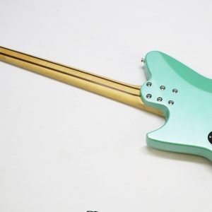 Retronix R-800B, Retronix R800B, Retronix Bass, 2013 Retronix, Seafoam Green Bass, Seafoam Green, Electric Bass, Vintage Style Bass, Retro Bass, 4 String Bass, Maple Neck, Maple Fretboard, Passive Pickups, Triple Pickup Bass, 3 Pickup Bass, Solid Body Bass, Original Case, Bass Guitar, Used Bass, Rare Bass, Retronix Guitar