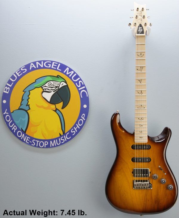 PRS Fiore, PRS Fiore Sunflower, Paul Reed Smith Fiore, Mark Lettieri Fiore, Mark Lettieri Signature, PRS Signature Guitar, Sunflower Guitar, Swamp Ash Guitar, Maple Neck Guitar, Maple Fingerboard, HSS Guitar, HSS Electric Guitar, PRS Fiore Pickups, Fiore Humbucker, Fiore Single Coil, S Style Guitar, Strat Style Guitar, 22 Fret Guitar, 25.5 Scale Guitar, Bird Inlays, PRS Bird Inlays, 2 Point Tremolo, Steel Tremolo, Vintage Style Tuners, Bolt On Neck, PRS Electric Guitar, Professional Electric Guitar, Boutique Electric Guitar, Versatile Electric Guitar, Funk Guitar, Blues Guitar, Rock Guitar