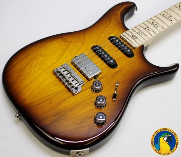 PRS Fiore, PRS Fiore Sunflower, Paul Reed Smith Fiore, Mark Lettieri Fiore, Mark Lettieri Signature, PRS Signature Guitar, Sunflower Guitar, Swamp Ash Guitar, Maple Neck Guitar, Maple Fingerboard, HSS Guitar, HSS Electric Guitar, PRS Fiore Pickups, Fiore Humbucker, Fiore Single Coil, S Style Guitar, Strat Style Guitar, 22 Fret Guitar, 25.5 Scale Guitar, Bird Inlays, PRS Bird Inlays, 2 Point Tremolo, Steel Tremolo, Vintage Style Tuners, Bolt On Neck, PRS Electric Guitar, Professional Electric Guitar, Boutique Electric Guitar, Versatile Electric Guitar, Funk Guitar, Blues Guitar, Rock Guitar