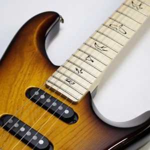 PRS Fiore, PRS Fiore Sunflower, Paul Reed Smith Fiore, Mark Lettieri Fiore, Mark Lettieri Signature, PRS Signature Guitar, Sunflower Guitar, Swamp Ash Guitar, Maple Neck Guitar, Maple Fingerboard, HSS Guitar, HSS Electric Guitar, PRS Fiore Pickups, Fiore Humbucker, Fiore Single Coil, S Style Guitar, Strat Style Guitar, 22 Fret Guitar, 25.5 Scale Guitar, Bird Inlays, PRS Bird Inlays, 2 Point Tremolo, Steel Tremolo, Vintage Style Tuners, Bolt On Neck, PRS Electric Guitar, Professional Electric Guitar, Boutique Electric Guitar, Versatile Electric Guitar, Funk Guitar, Blues Guitar, Rock Guitar